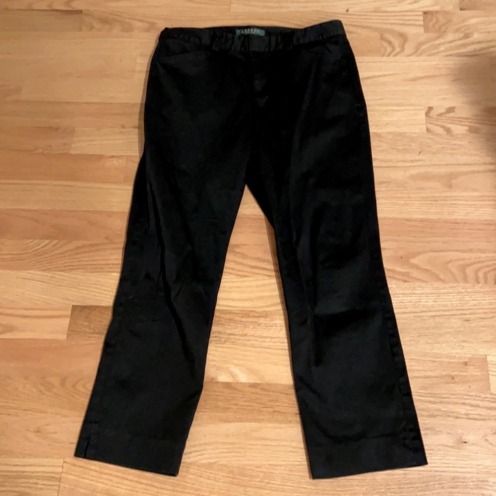Ralph Lauren Petite Black Chino Pants, size 2P